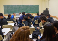 Varsity teams eagerly await the results of the tournament.